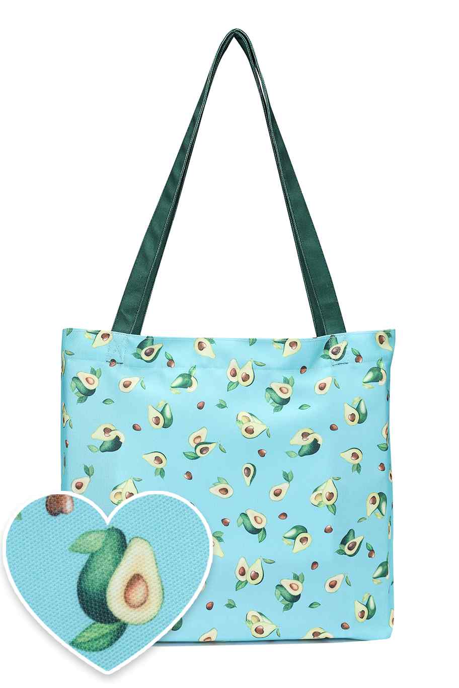 Powder blue tote bag best sale