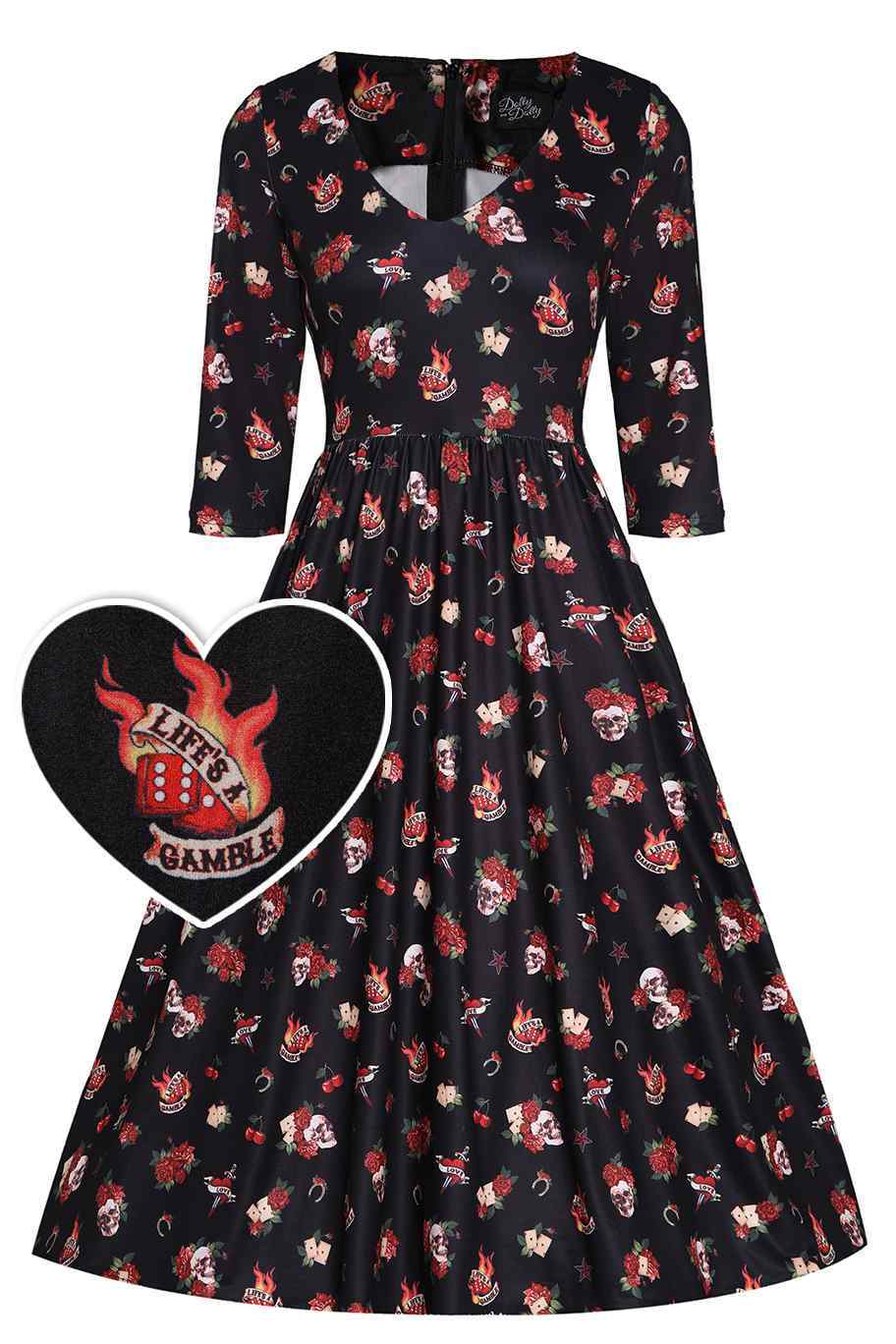 Rockabilly Skull Dress