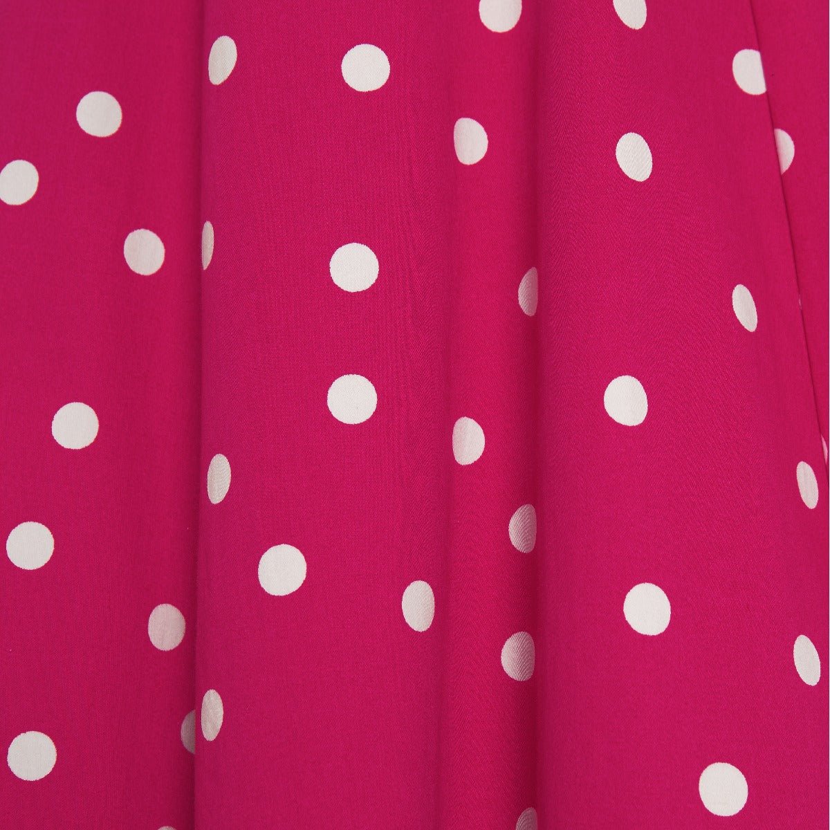 Hot Pink Polka Dot Dress