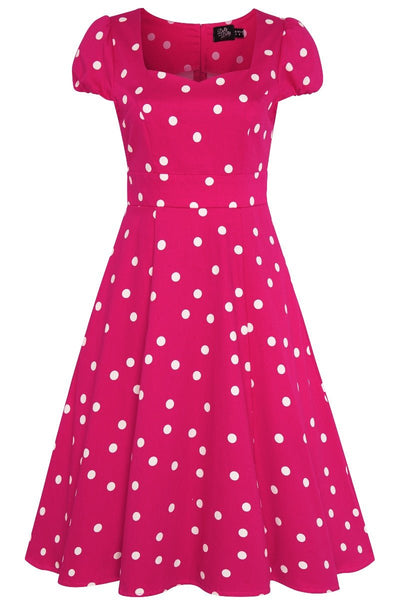 Polka Dot Dress In Red & White