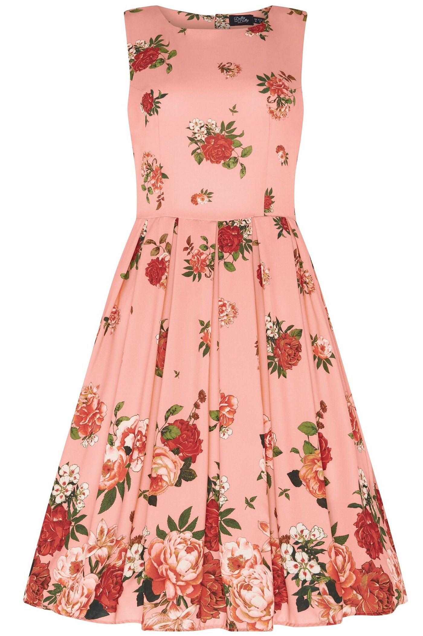 Raising Flowers Swing Dress in Pink