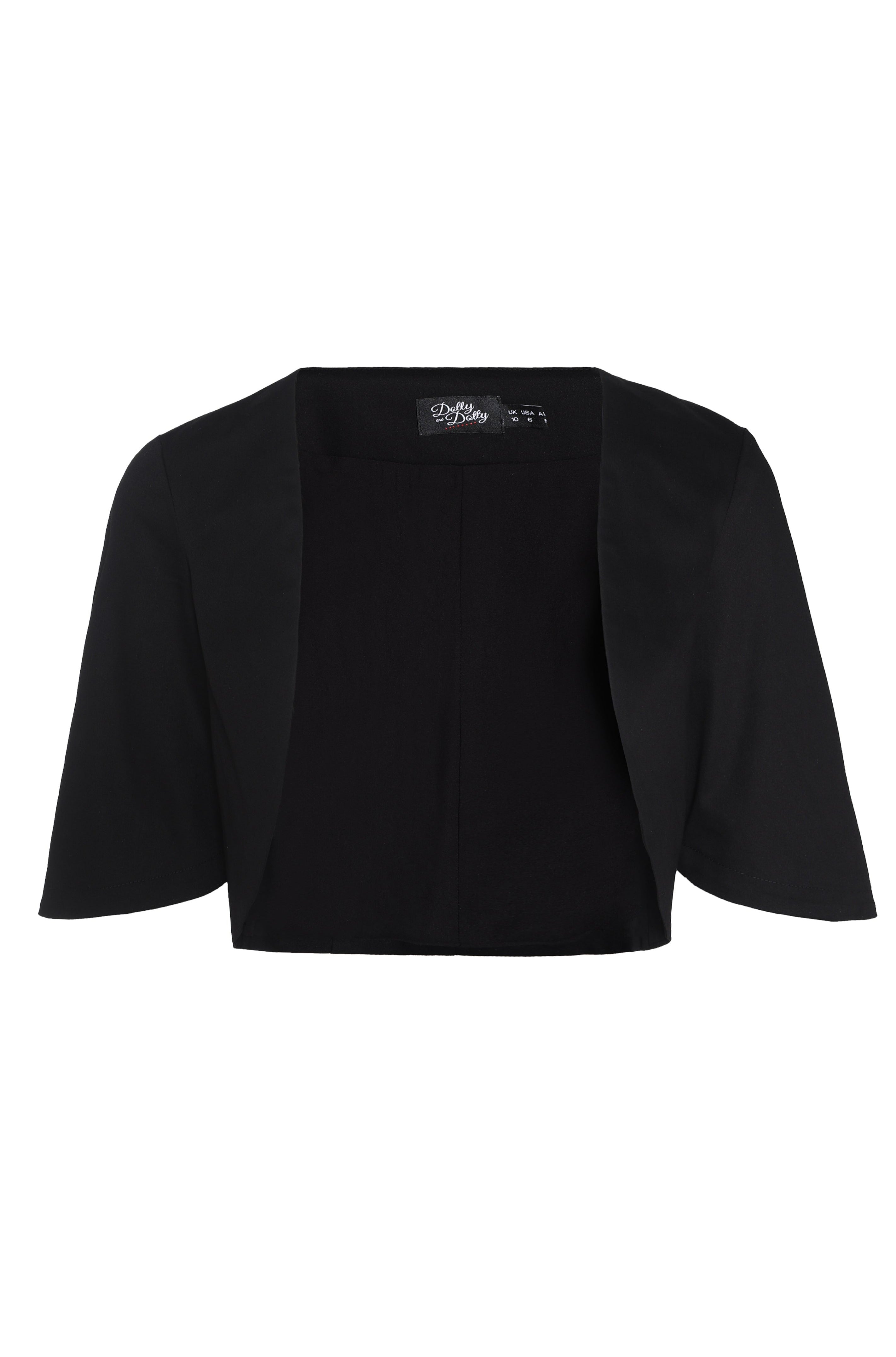 Lisette Black Bolero Jacket