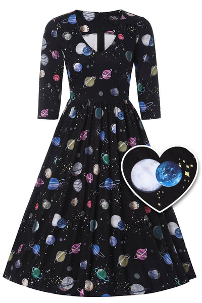 Front view of Black Planet Dress