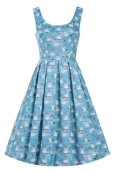 Blue Swan Lake Swing Dress