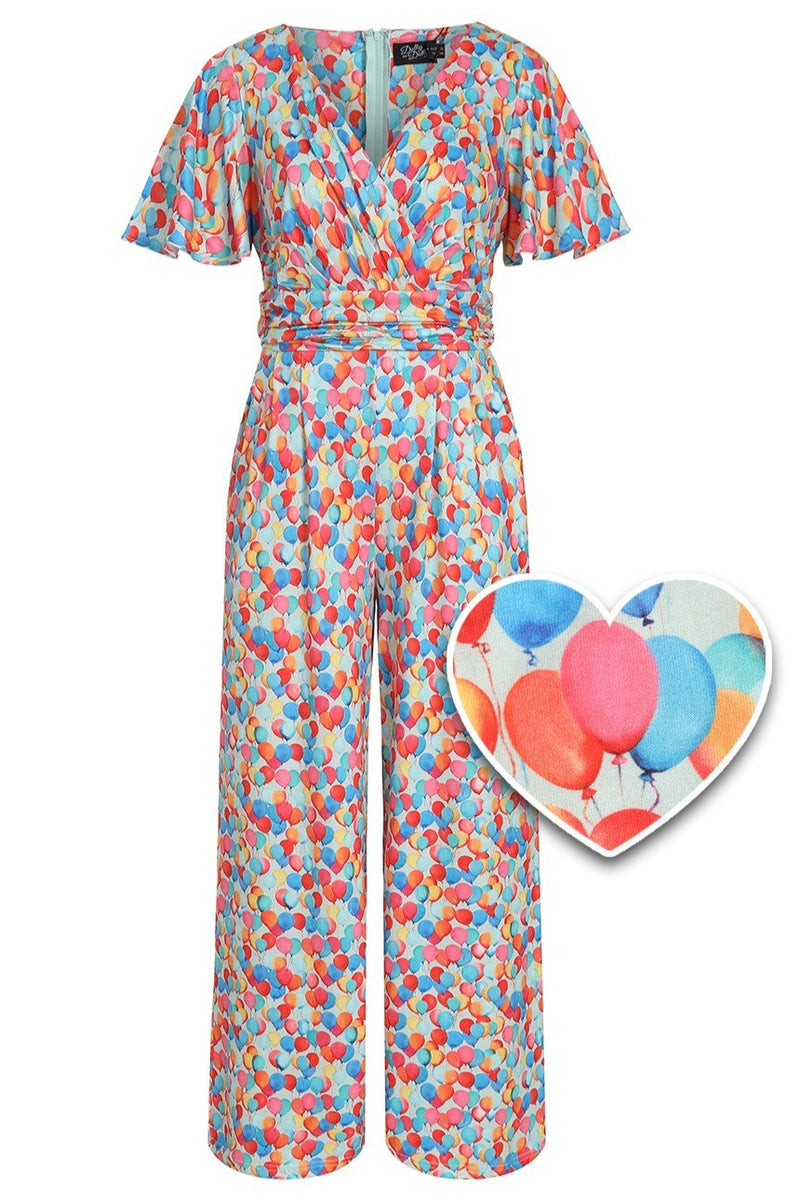 Front view of Colourful Balloon Jumpsuit