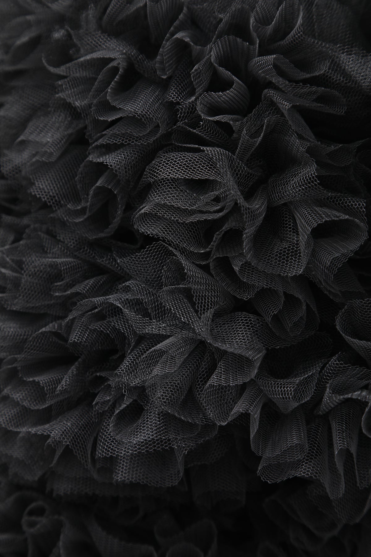 Fluffy Net Petticoat 25.5” In Black