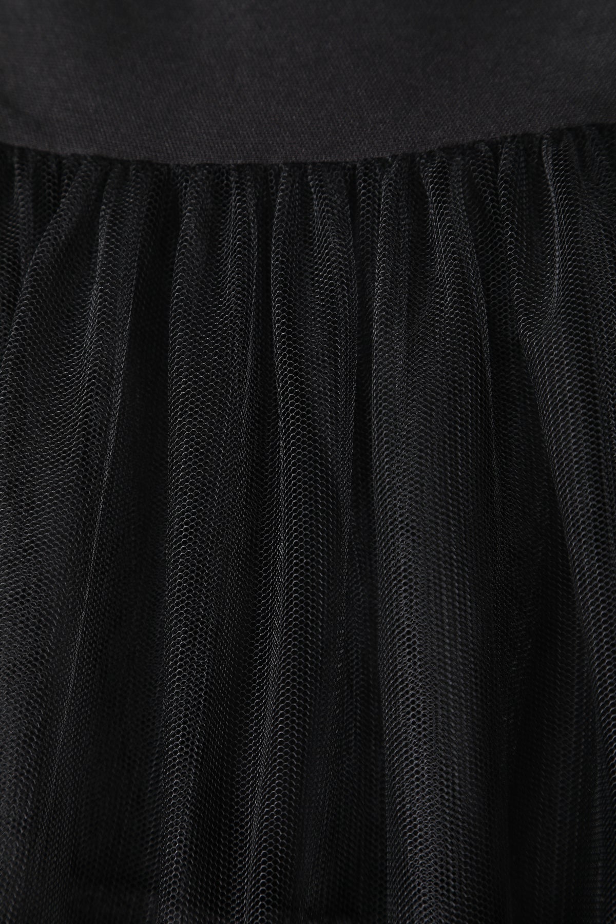 Fluffy Net Petticoat 25.5” In Black