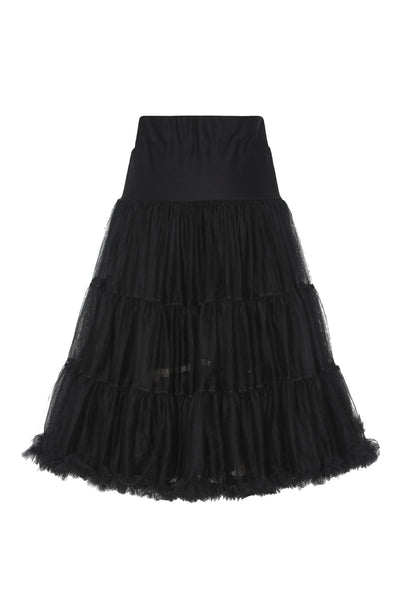 Fluffy Net Petticoat 25.5” In Black