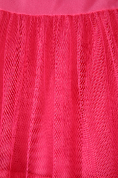 Fluffy Net Petticoat 25.5 Inches In Hot Pink