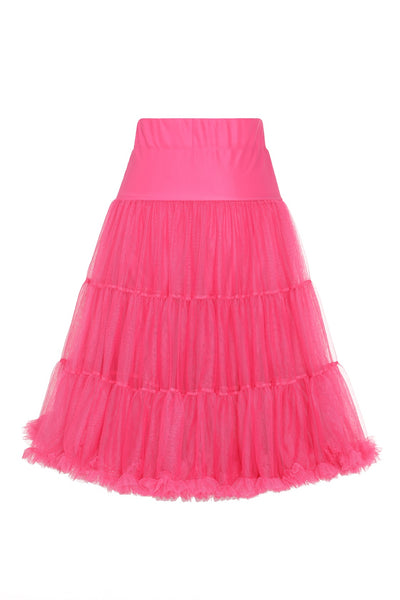 Fluffy Net Petticoat 25.5 Inches In Hot Pink