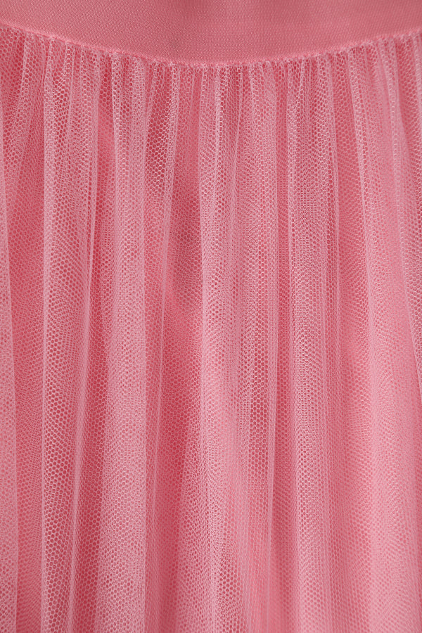 Fluffy Net Petticoat 25.5 Inches In Pastel Pink