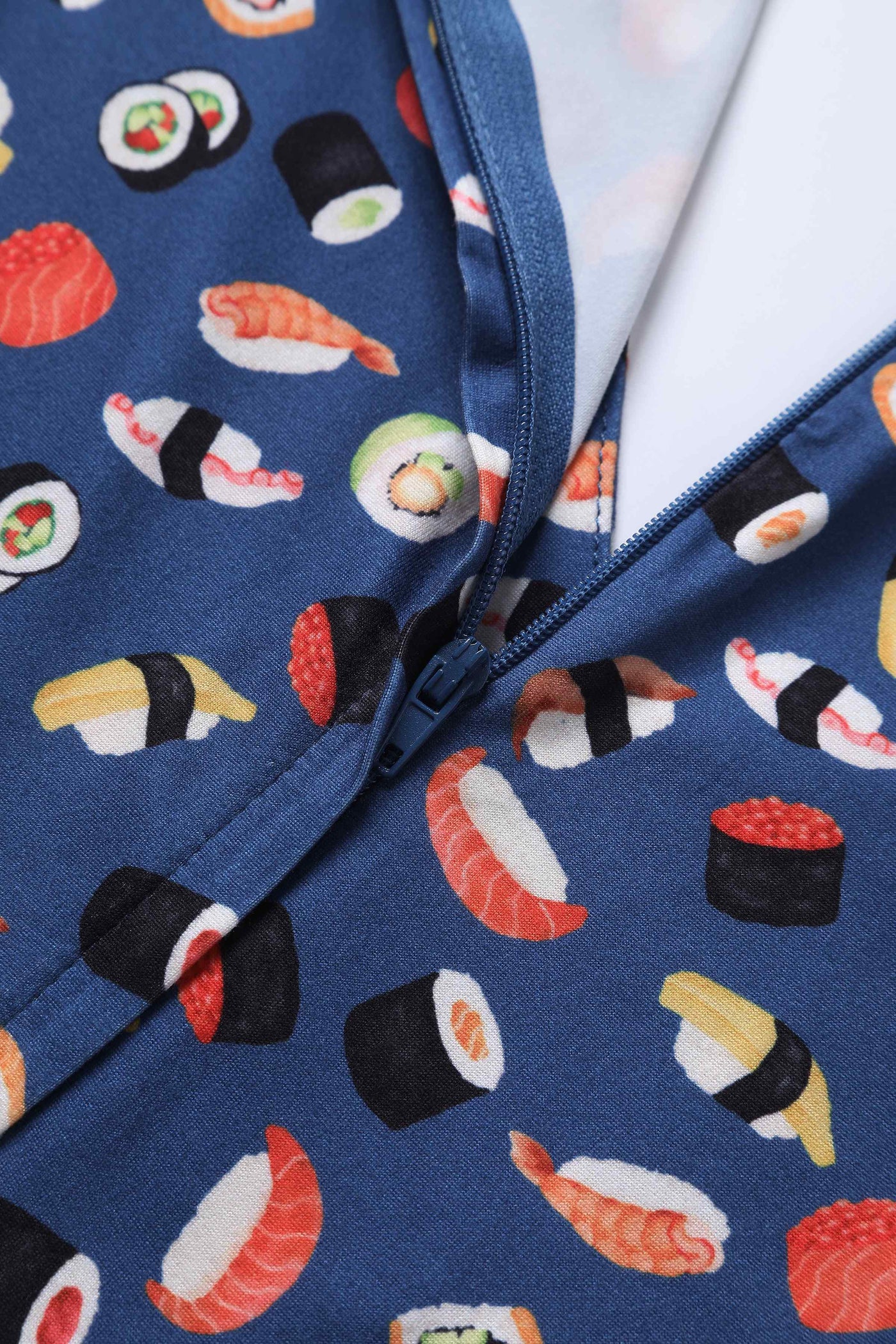 Close up view of Sushi & Sashimi Flared Dress