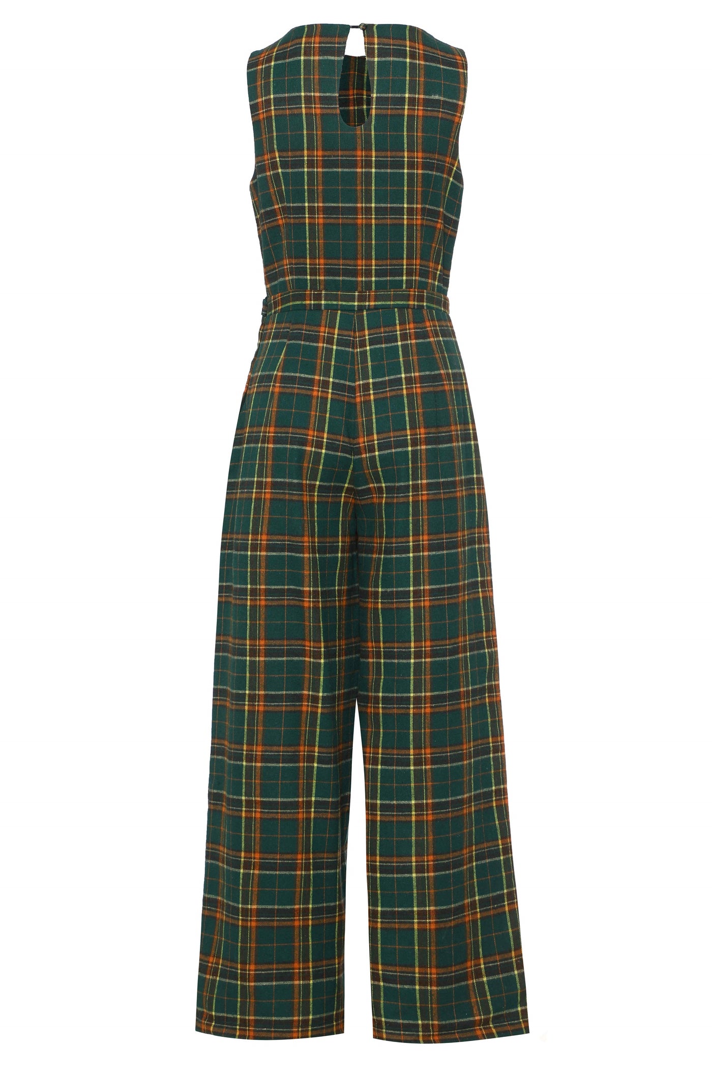 Green Tartan Jumpsuit