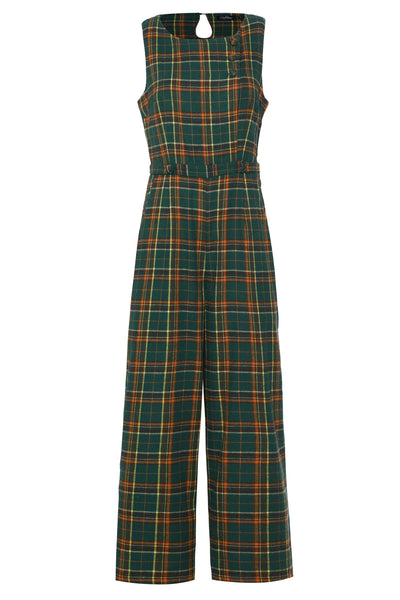 Green Tartan Jumpsuit