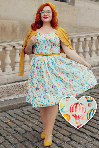 Hot Air Balloon Festival Swing Dress