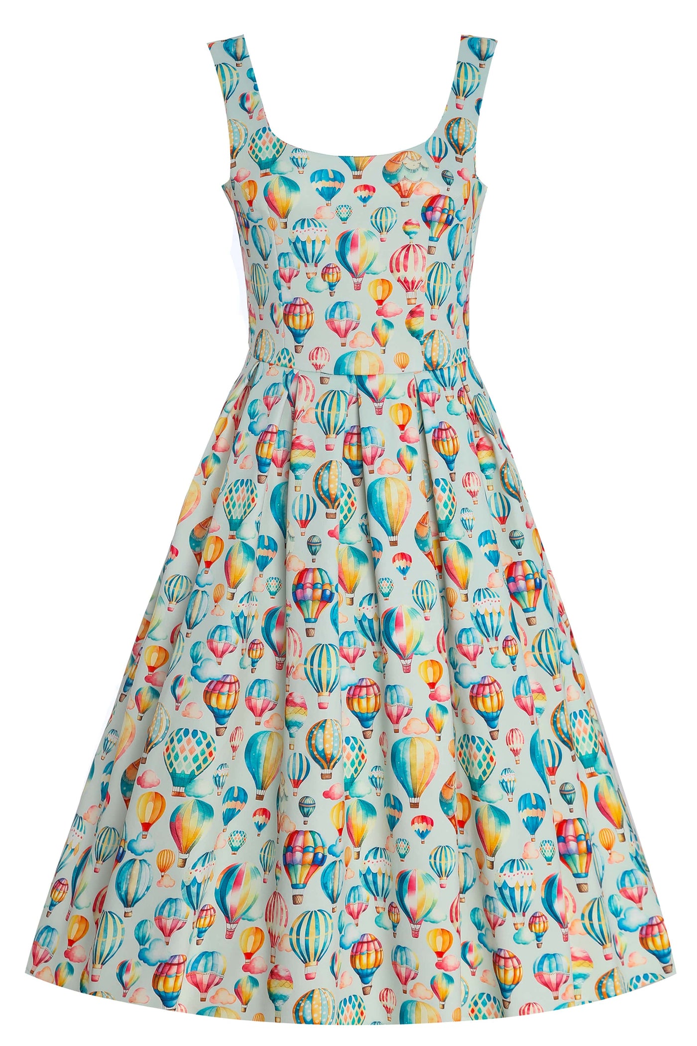 Hot Air Balloon Festival Swing Dress