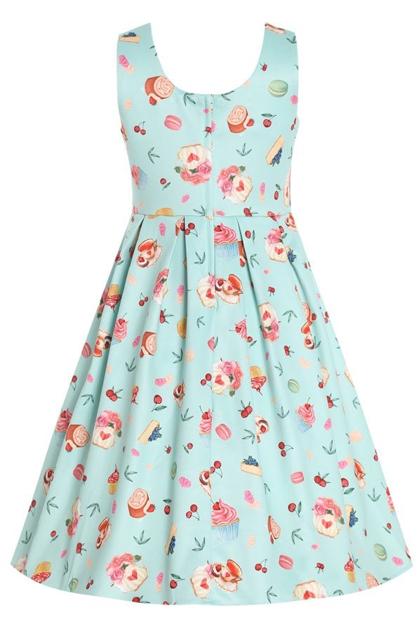 Back view of Kids Afternoon Tea Swing Dress