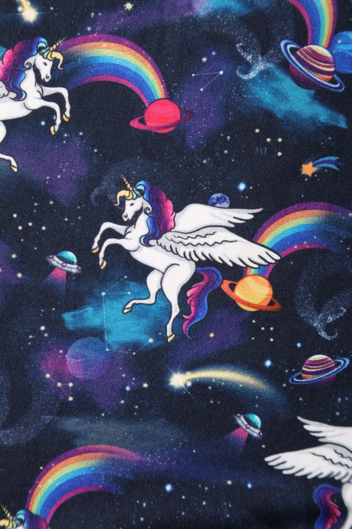 Close up view of Long Sleeved Magical Unicorn Dress