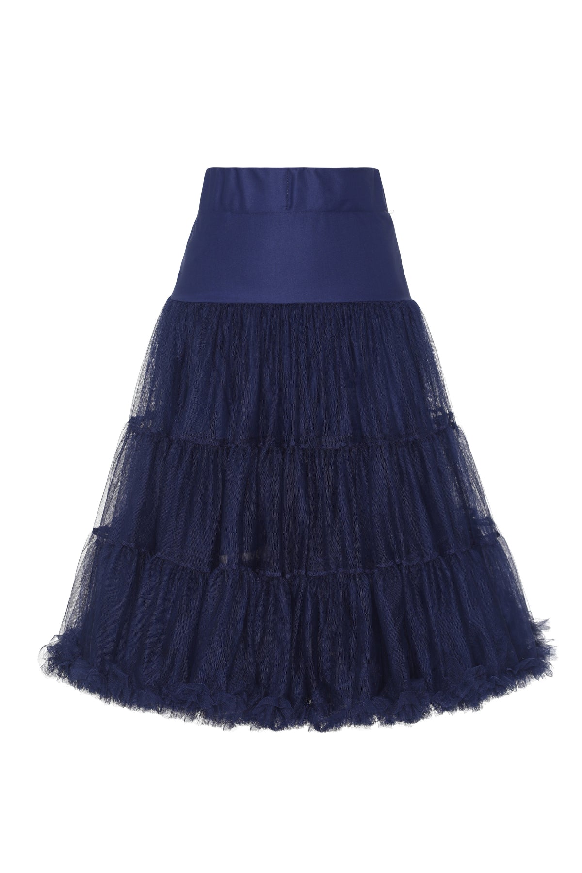 Fluffy Net Petticoat 25.5” In Navy Blue