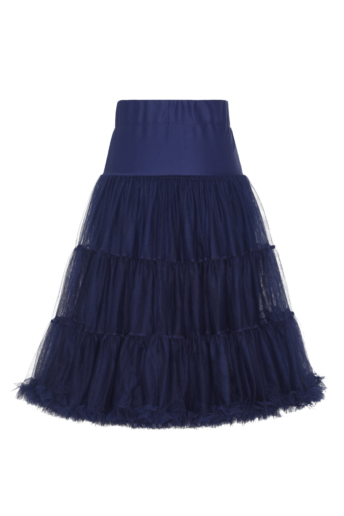 Fluffy Net Petticoat 25.5” In Navy Blue