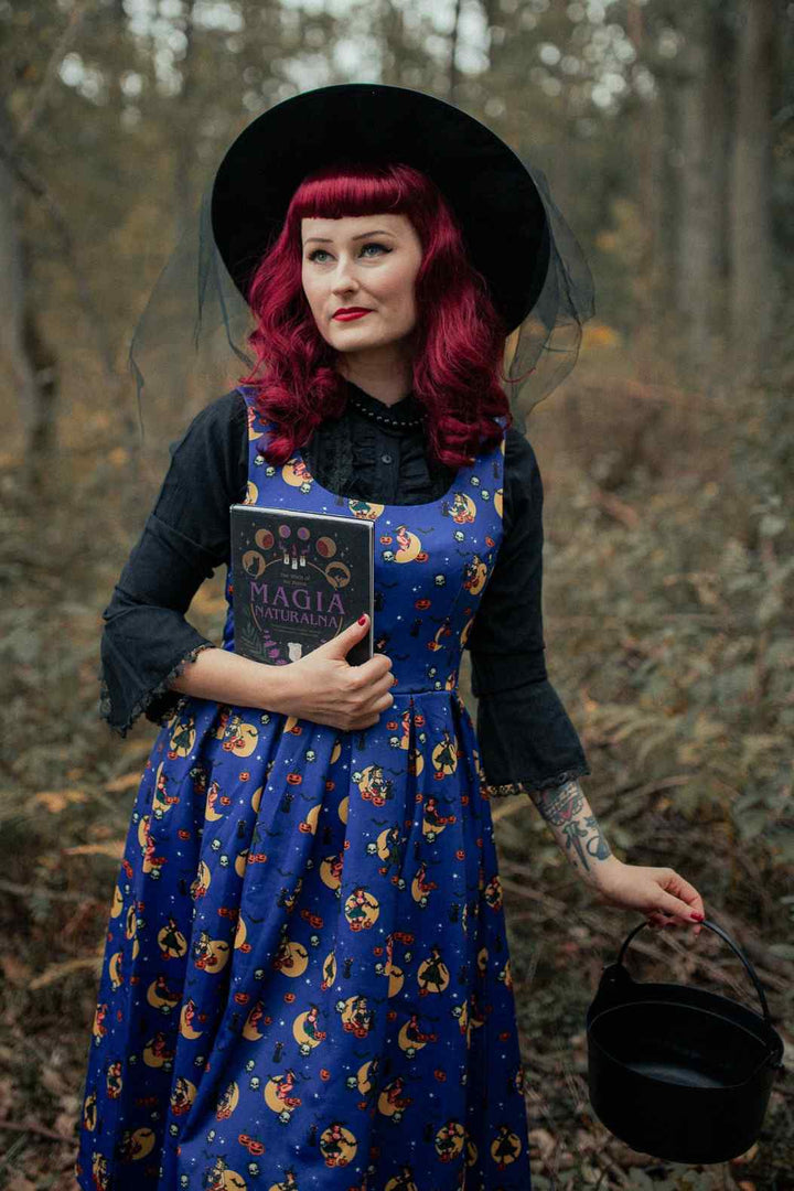 Amanda Blue Witch Swing Dress 8