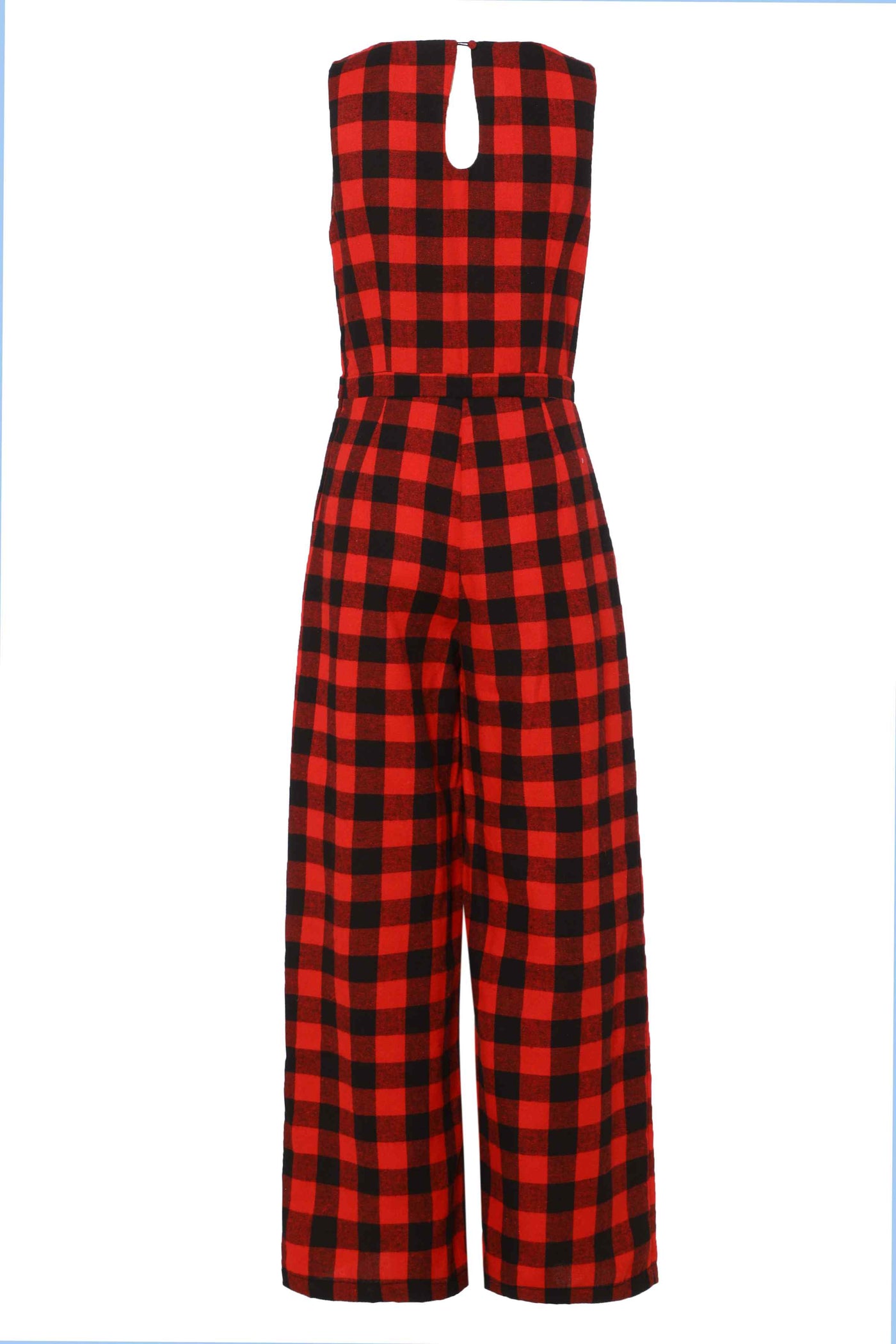 Red Check Jumpsuit