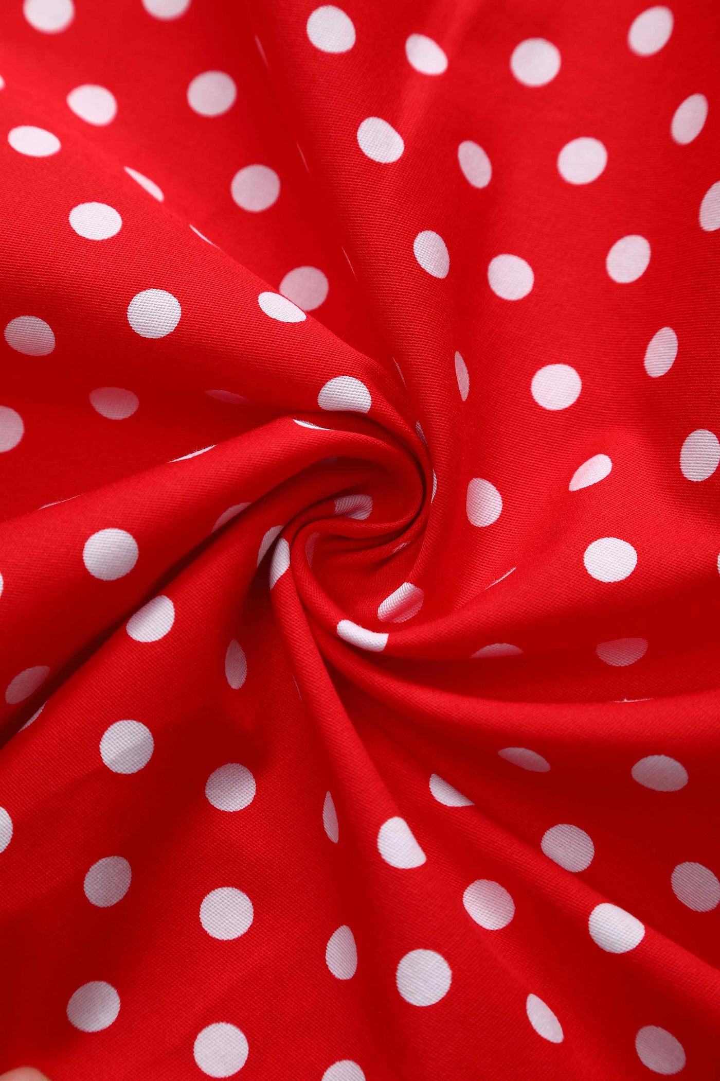Red Polka Dot Halter Neck Dress