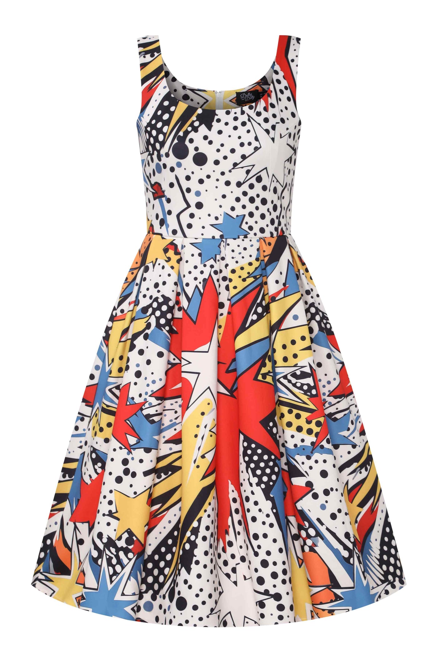 Pop Art Explosion Swing Dress