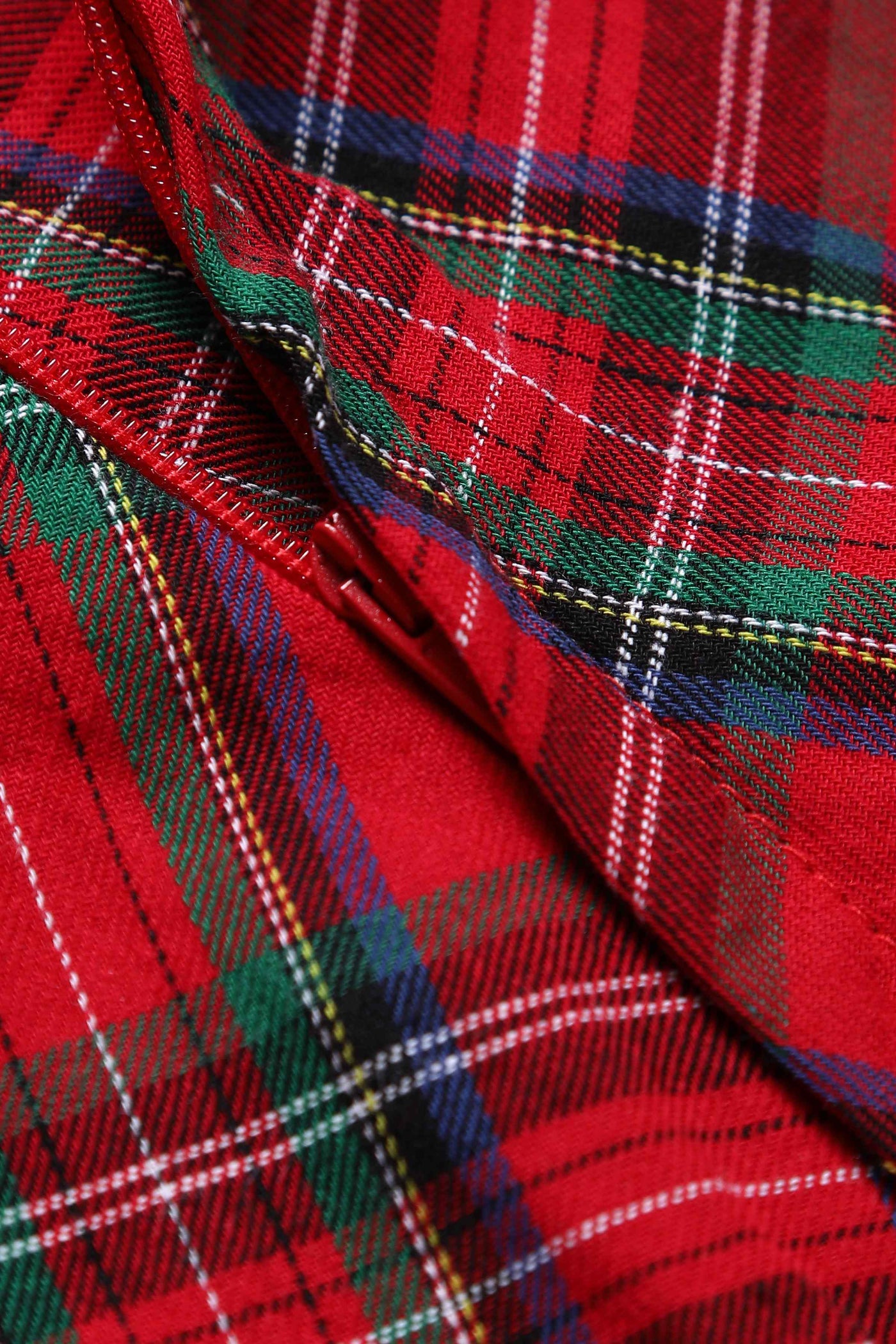 Penelope Royal Stewart Red Tartan Shirt Dress