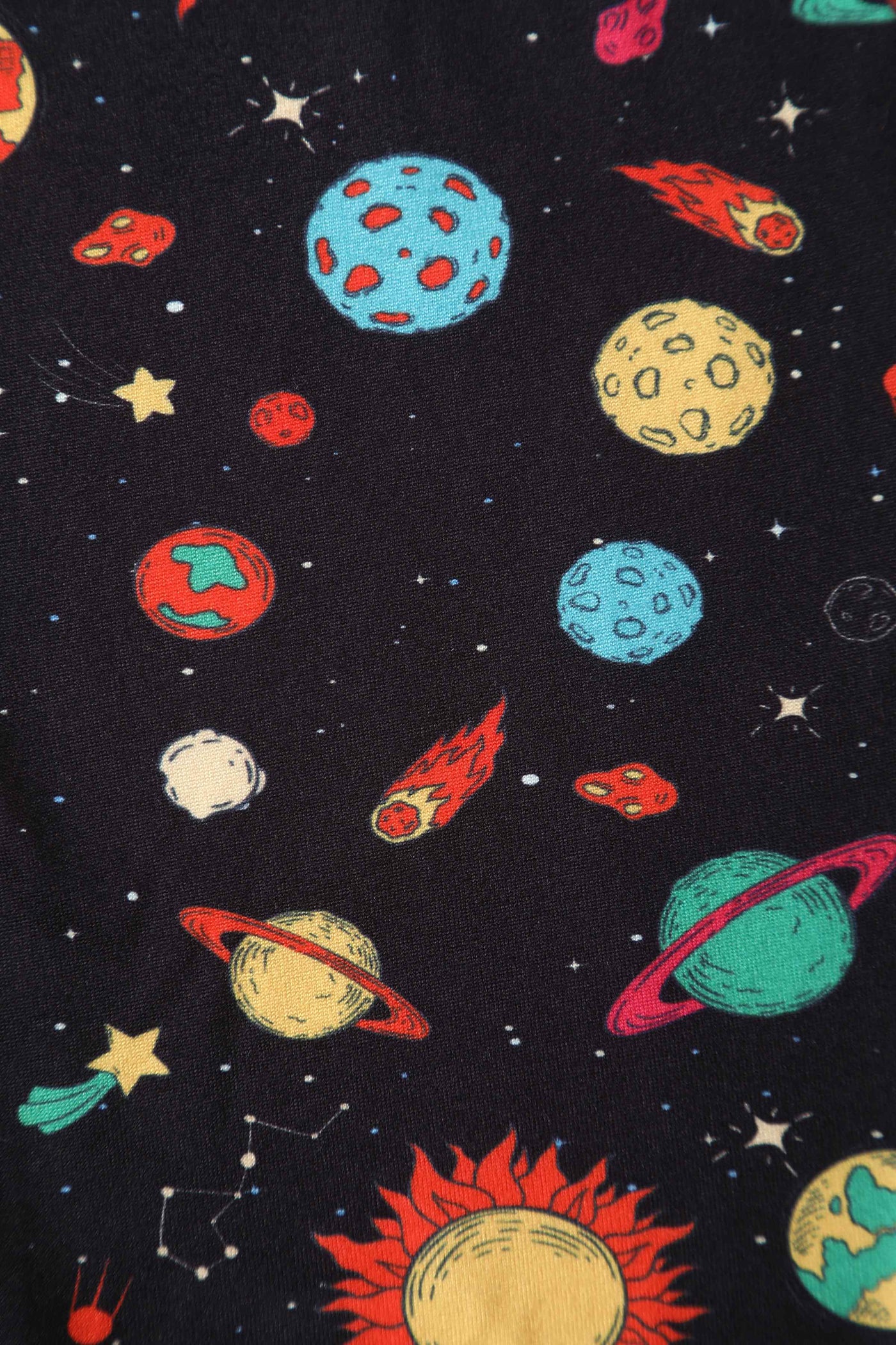 Billie Solar System Print Flared Dress