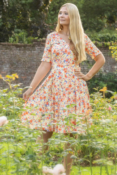 Matilda Summer Floral Wrap Dress