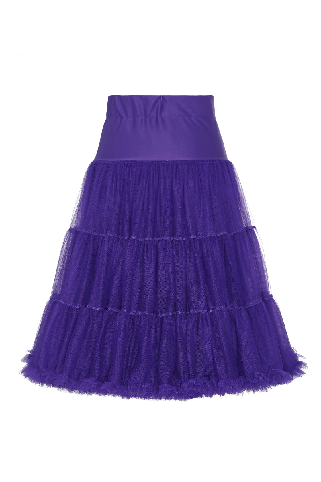 Fluffy Net Petticoat 25.5” In Purple