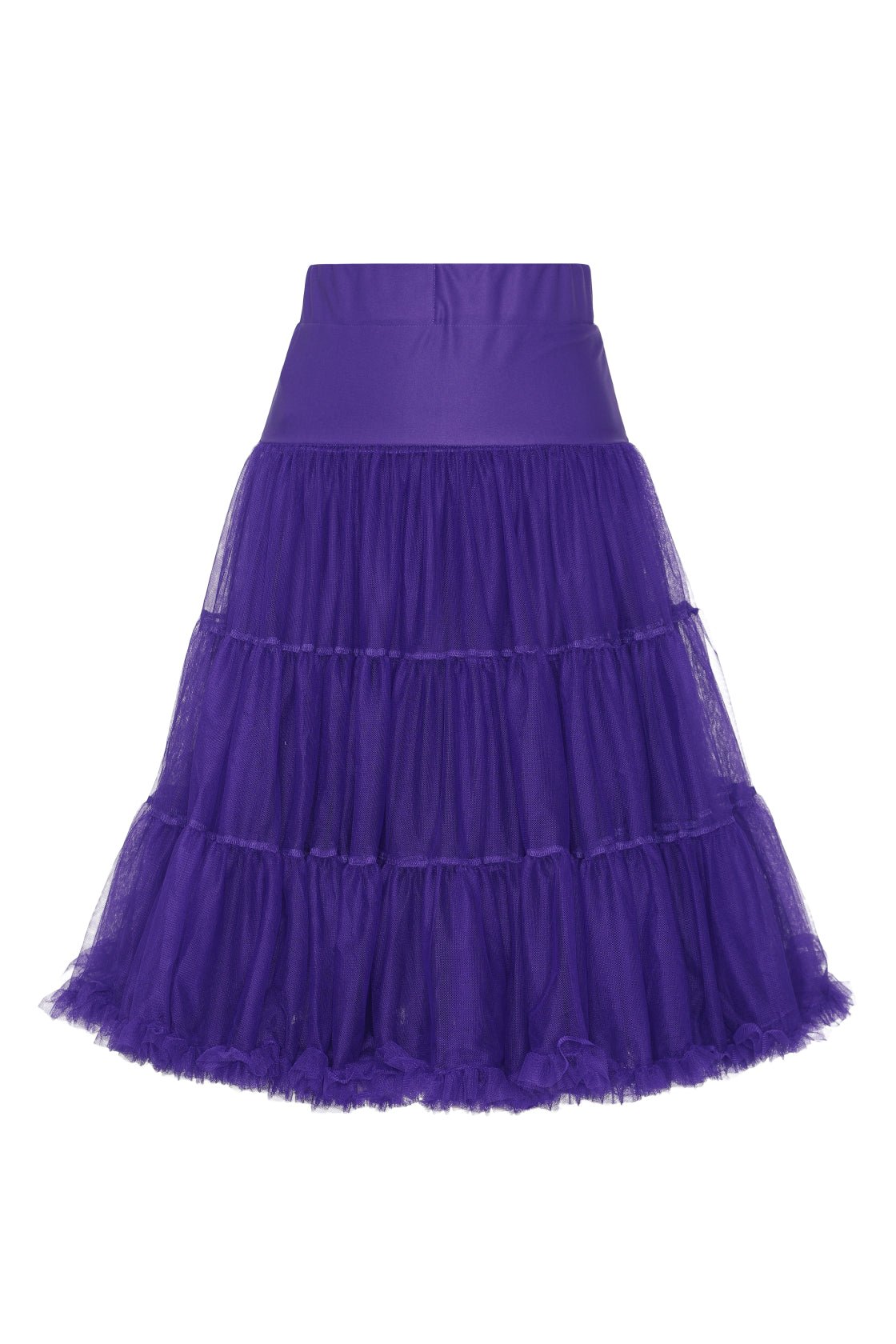 Fluffy Net Petticoat 25.5” In Purple