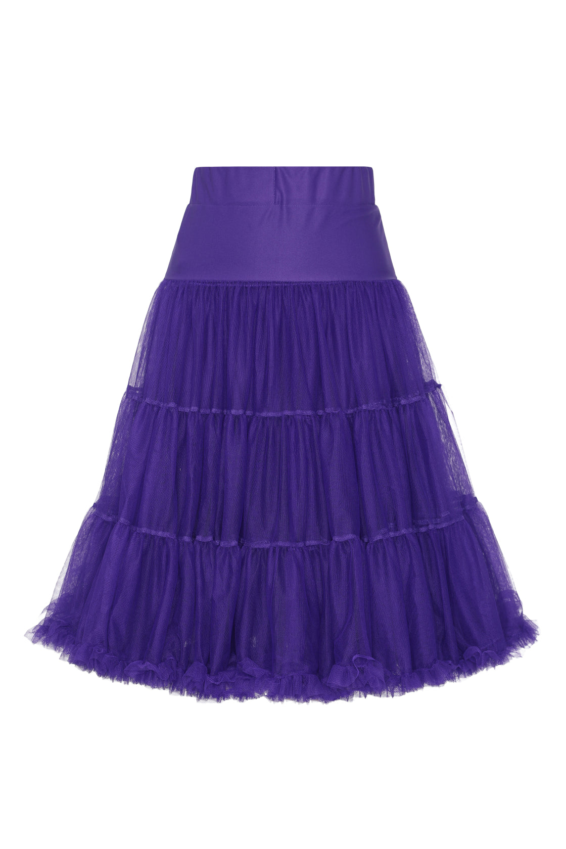 Fluffy Net Petticoat 25.5” In Purple