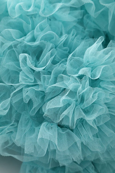 Fluffy Net Petticoat 25.5 Inches In Celeste Blue