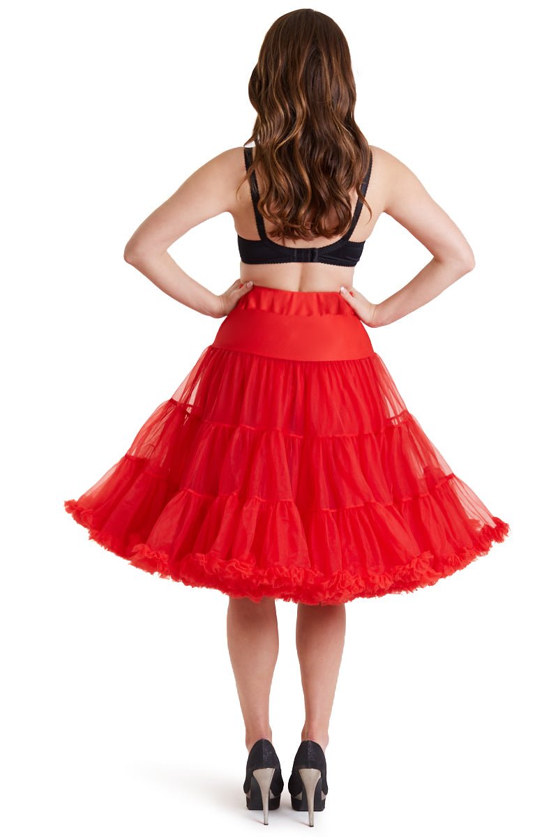 Soft & Fluffy Red Petticoat 25.5 Inches - Dolly and Dotty