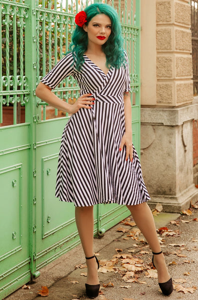 Striped on sale day dress