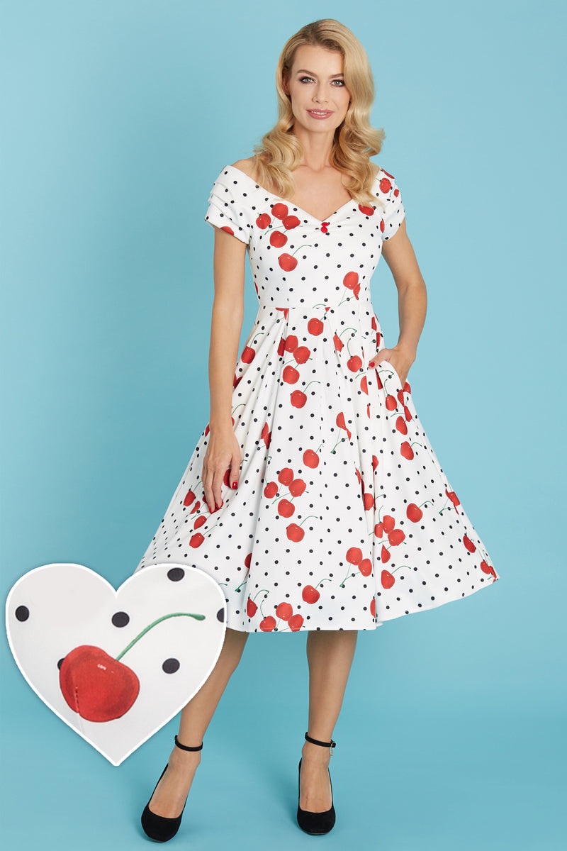 White swing dress sales uk