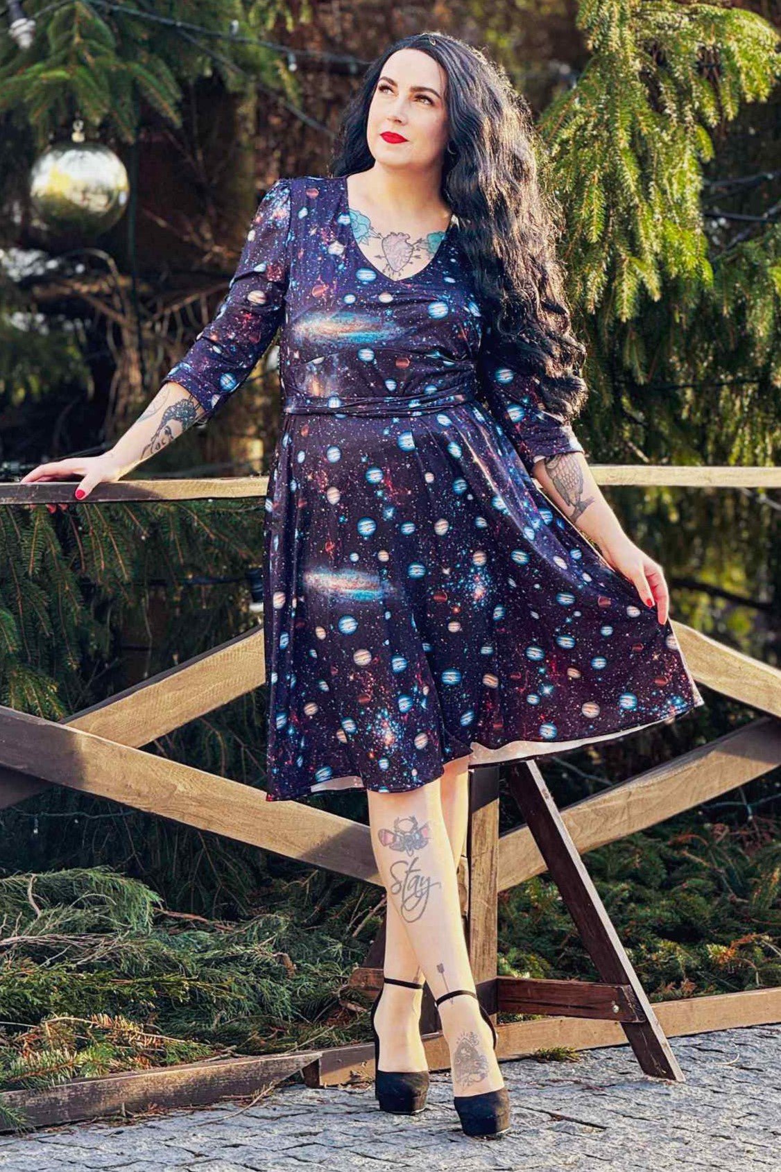 Plus size space dress hotsell